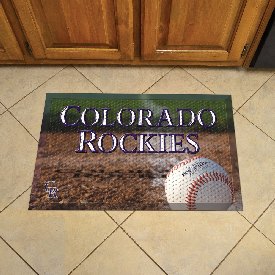 Colorado Rockies Scraper Mat 19"x30", 19020-GR Colorado Rockies Scraper Mat 19"x30", 19020-GR