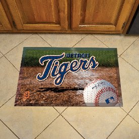 Detroit Tigers Scraper Mat 19"x30", 19022-GR Detroit Tigers Scraper Mat 19"x30", 19022-GR