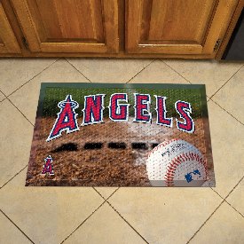 Los Angeles Angels Scraper Mat 19"x30", 19028-GR Los Angeles Angels Scraper Mat 19"x30", 19028-GR