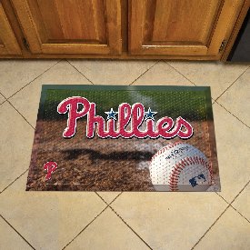 Philadelphia Phillies Scraper Mat 19"x30", 19044-GR Philadelphia Phillies Scraper Mat 19"x30", 19044-GR