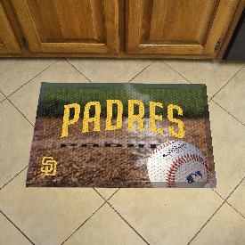 San Diego Padres Scraper Mat 19"x30", 19048-GR San Diego Padres Scraper Mat 19"x30", 19048-GR