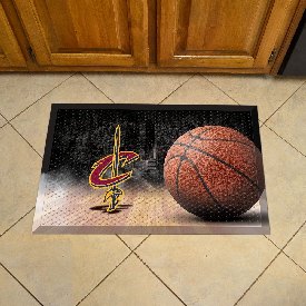 Cleveland Cavaliers Rubber Scraper Door Mat, 19072
