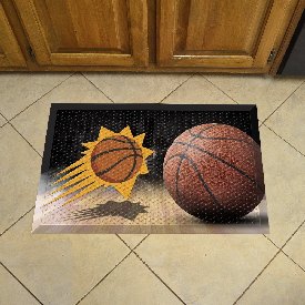 Phoenix Suns Rubber Scraper Door Mat, 19110