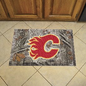 Calgary Flames Scraper Mat 19"x30", 19130-GR Calgary Flames Scraper Mat 19"x30", 19130-GR