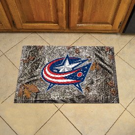 NHL - Columbus Blue Jackets Scraper Mat 19"x30" - Camo, 19139