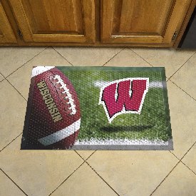 Wisconsin Scraper Mat 19"x30", 19236-GR Wisconsin Scraper Mat 19"x30", 19236-GR