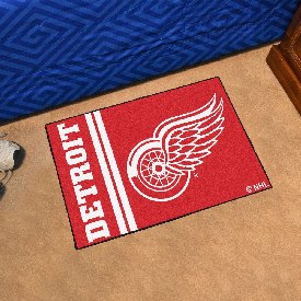 Detroit Red Wings Starter Mat Accent Rug - 19in. x 30in., Uniform Design, 19262