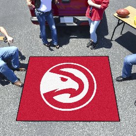 Atlanta Hawks Tailgater Rug - 5ft. x 6ft. - Circle Hawk Head Primary Logo, 19425