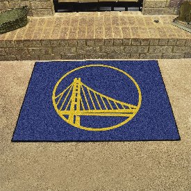 Golden State Warriors All-Star Rug - 34 in. x 42.5 in. - Circular Bridge Primary Logo, 19440