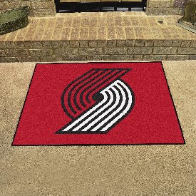 Portland Trail Blazers All-Star Rug - 34 in. x 42.5 in. - Trailblazer Primary Logo, 19471