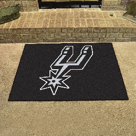 San Antonio Spurs All-Star Rug - 34 in. x 42.5 in. - Spur Primary Logo, 19475