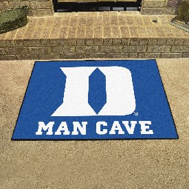 Duke Blue Devils Man Cave All-Star Rug - 34 in. x 42.5 in., D Logo, 19576
