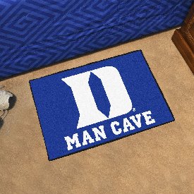 Duke Blue Devils Man Cave Starter Mat Accent Rug - 19in. x 30in., D Logo, 19577