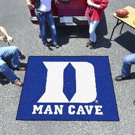 Duke Blue Devils Man Cave Tailgater Rug - 5ft. x 6ft., D Logo, 19578