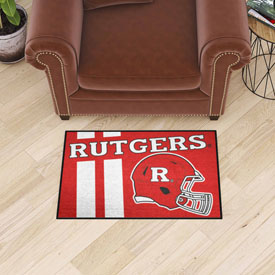 Rutgers Scarlett Knights Starter Mat Accent Rug - 19in. x 30in., Uniform Design, 19646
