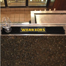 Golden State Warriors Bar Drink Mat - 3.25in. x 24in., 19722