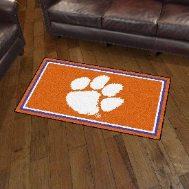 Clemson Tigers 3ft. x 5ft. Plush Area Rug, 19738