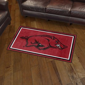 Arkansas Razorbacks 3ft. x 5ft. Plush Area Rug, 19762