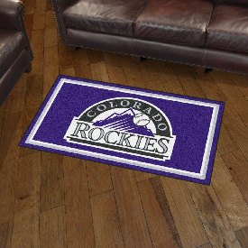 Colorado Rockies 3ft. x 5ft. Plush Area Rug, 19803