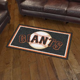 San Francisco Giants 3ft. x 5ft. Plush Area Rug - Giants Baseball Primary Logo, 19818