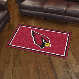 Arizona Cardinals 3ft. x 5ft. Plush Area Rug - Cardinal Head Primary Logo, 19857