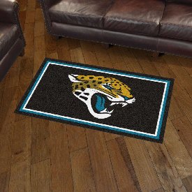 Jacksonville Jaguars 3ft. x 5ft. Plush Area Rug - Jaguar Head Primary Logo, 19871