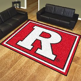 Rutgers Scarlett Knights 8ft. x 10 ft. Plush Area Rug, 20247
