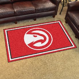 Atlanta Hawks 4ft. x 6ft. Plush Area Rug, 20418