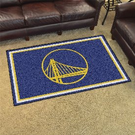 Golden State Warriors 4ft. x 6ft. Plush Area Rug, 20427