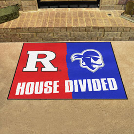 House Divided - Rutgers / Seton Hall House Divided House Divided Rug - 34 in. x 42.5 in., 20505