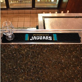 Jacksonville Jaguars Bar Drink Mat - 3.25in. x 24in. - Wordmark, 20541