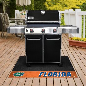 Florida Gators Vinyl Grill Mat - 26in. x 42in. - Gator Head Primary Logo & Wordmark - Orange, 20768