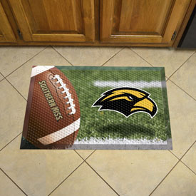 Southern Miss Rubber Scraper Door Mat, 20774