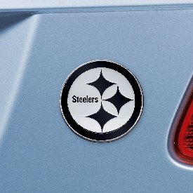 NFL - Pittsburgh Steelers Chrome Emblem 3"x3.2", 20866