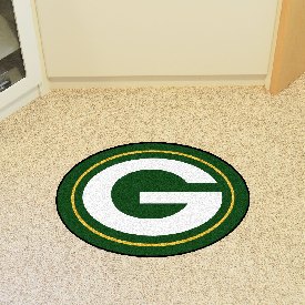 Green Bay Packers Mascot Rug - Oval G Primary Logo, 20970