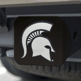 Michigan State Black Hitch Cover 4 1/2"x3 3/8", 21039