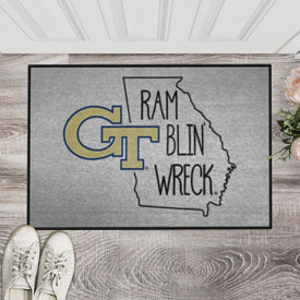 Georgia Tech Yellow Jackets Southern Style Starter Mat Accent Rug - 19in. x 30in., 21112