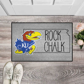 Kansas Jayhawks Southern Style Starter Mat Accent Rug - 19in. x 30in., 21127