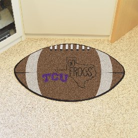 TCU Horned Frogs Southern Style Football Rug - 20.5in. x 32.5in., 21211