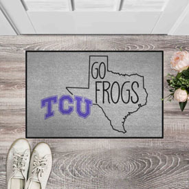 TCU Horned Frogs Southern Style Starter Mat Accent Rug - 19in. x 30in., 21212