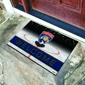 Florida Panthers Rubber Door Mat - 18in. x 30in., 21273
