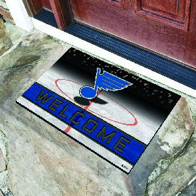 St. Louis Blues Rubber Door Mat - 18in. x 30in., 21286
