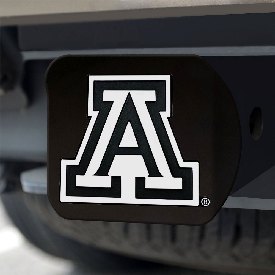 Arizona Wildcats Black Metal Hitch Cover with Metal Chrome 3D Emblem, 21329