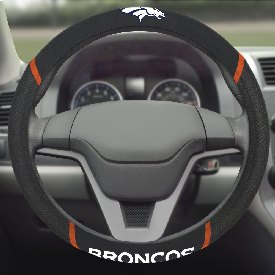 Denver Broncos Embroidered Steering Wheel Cover, 21372