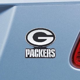 Green Bay Packers 3D Chrome Metal Emblem, 21523