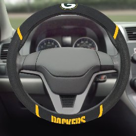 Green Bay Packers Embroidered Steering Wheel Cover, 21528