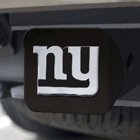 NFL - New York Giants Hitch Cover - Chrome on Black 3.4"x4", 21564