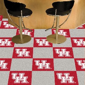 Houston Cougars Team Carpet Tiles - 45 Sq Ft., 21723