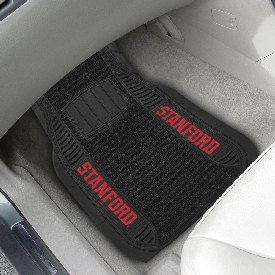 Stanford Cardinal 2 Piece Deluxe Car Mat Set, 21740