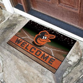 Baltimore Orioles Rubber Door Mat - 18in. x 30in., 21911